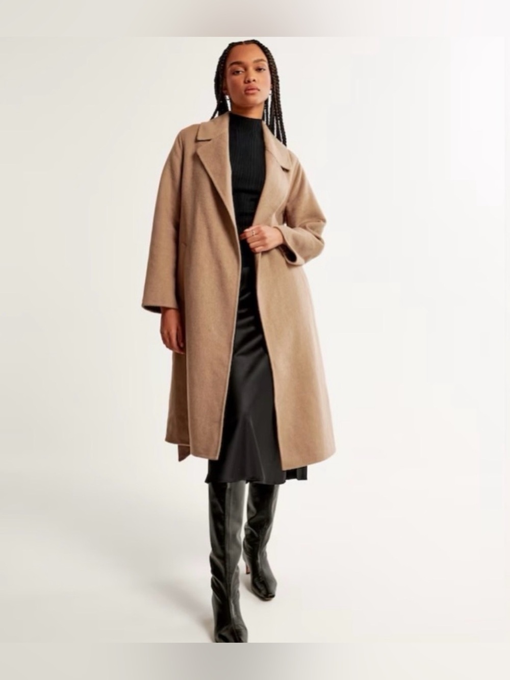 Wool-Blend Coat - Women abercrombie & fitch